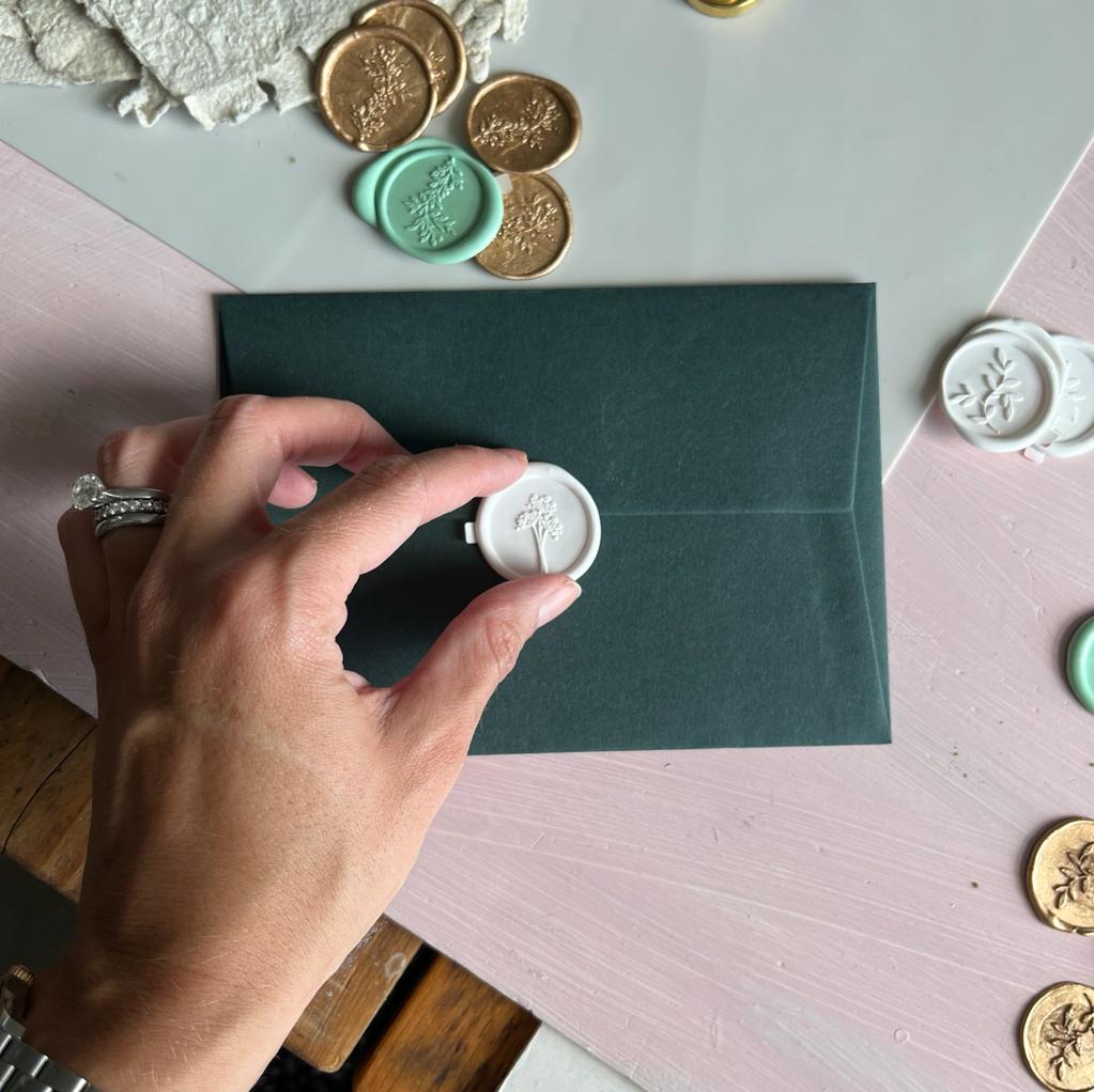 Dandelion Self-Adhesive Wax Seals - Various Colours