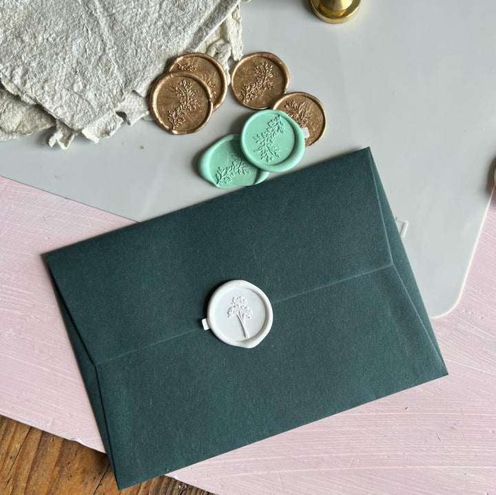 Dandelion Self-Adhesive Wax Seals - Various Colours