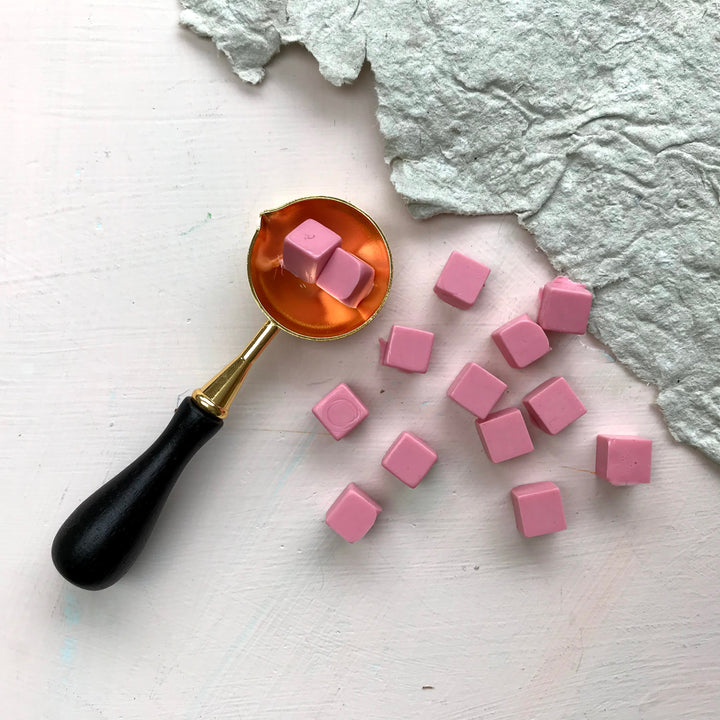 Sealing Wax Beads- Portobello Pink - THE LITTLE BLUE BRUSH  