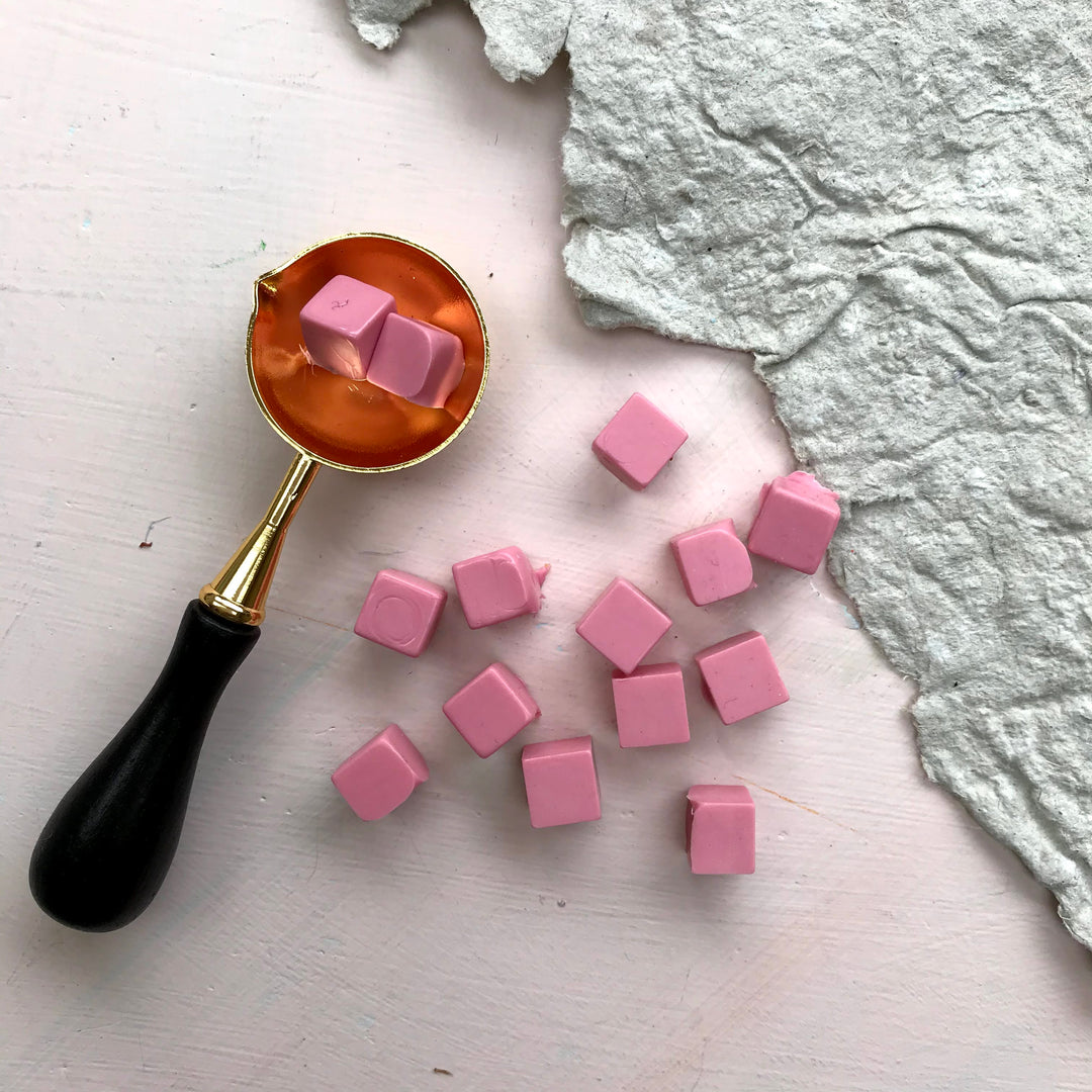 Sealing Wax Beads- Portobello Pink - THE LITTLE BLUE BRUSH  
