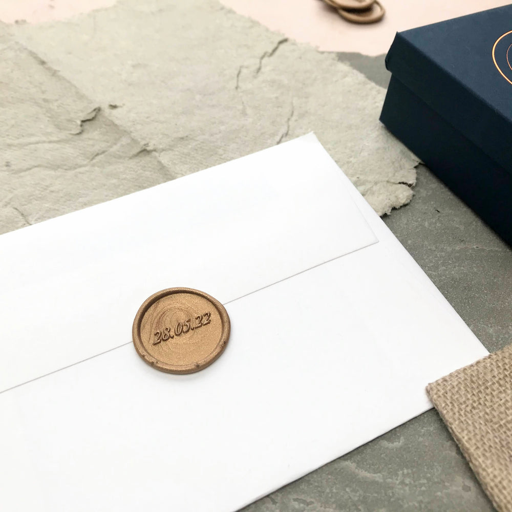 'Our Date' Stamp Only - THE LITTLE BLUE BRUSH  