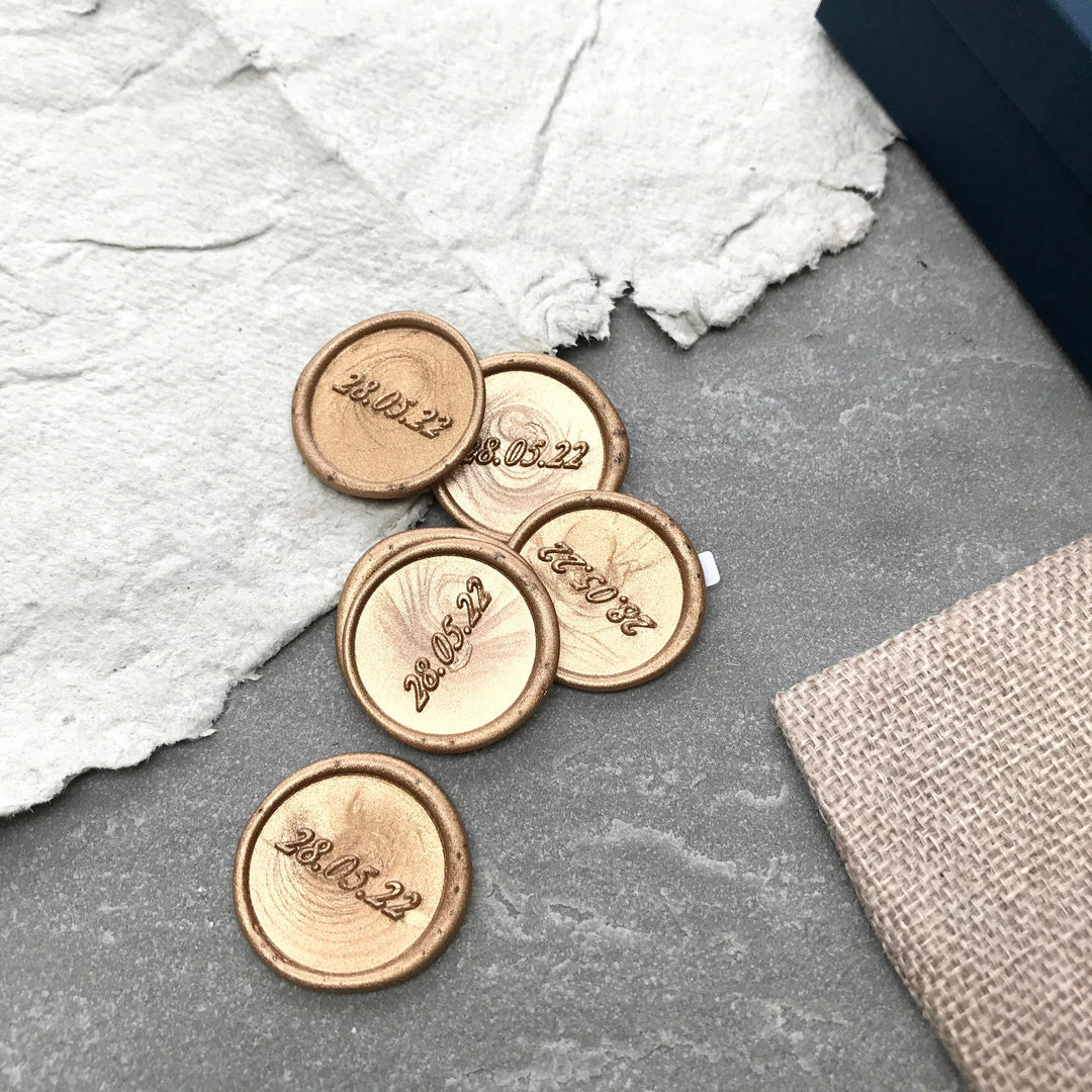 'Our Date' Stamp Only - THE LITTLE BLUE BRUSH  