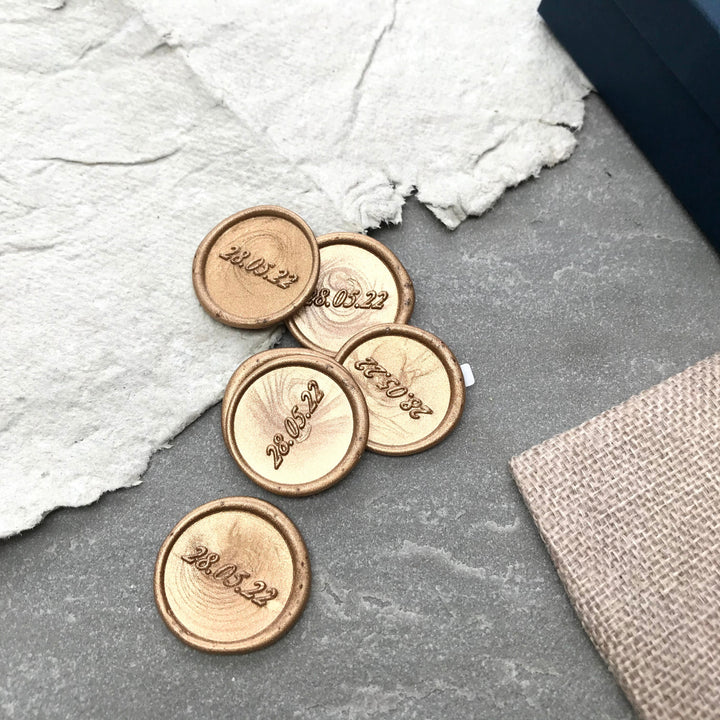 'Our Date' Stamp Only - THE LITTLE BLUE BRUSH  