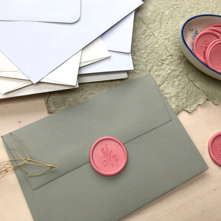 30MM  'Bouquet’ Monogram STAMP ONLY - THE LITTLE BLUE BRUSH  
