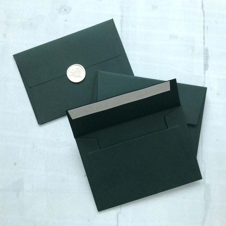 Forest Green C6 Envelope - THE LITTLE BLUE BRUSH  