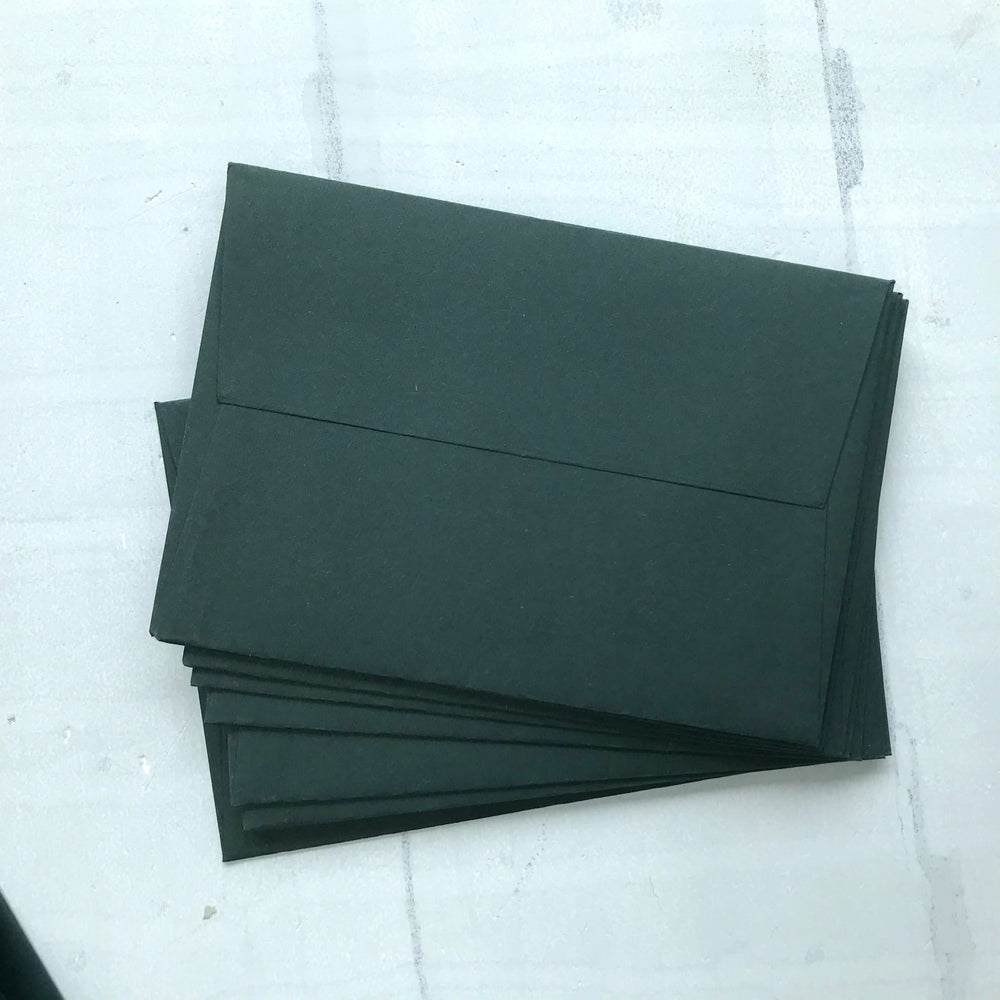 Forest Green C6 Envelope - THE LITTLE BLUE BRUSH  