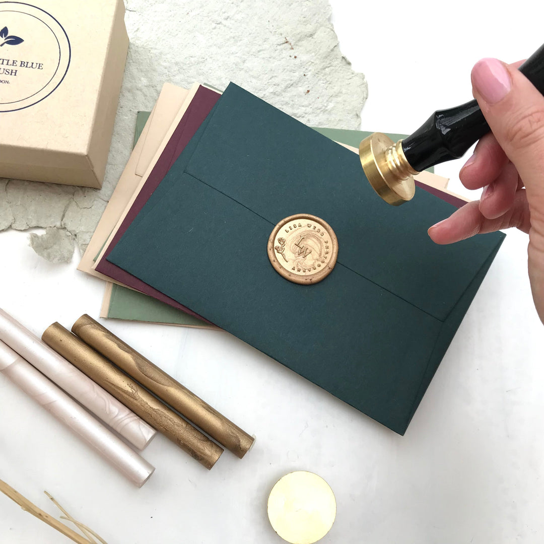 Custom 30mm Stamp - THE LITTLE BLUE BRUSH LONDON