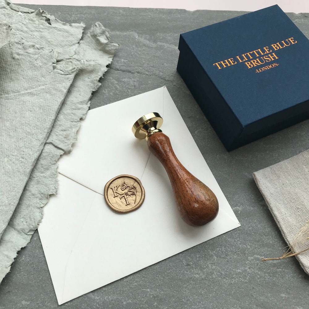 No. 1 Monogram STAMP ONLY - THE LITTLE BLUE BRUSH  