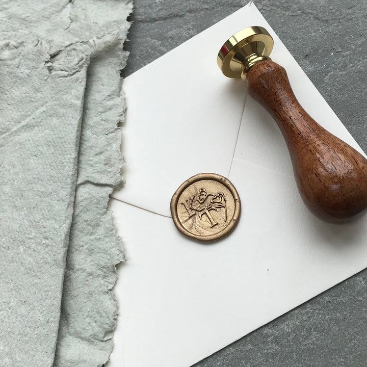 No. 1 Monogram STAMP ONLY - THE LITTLE BLUE BRUSH  