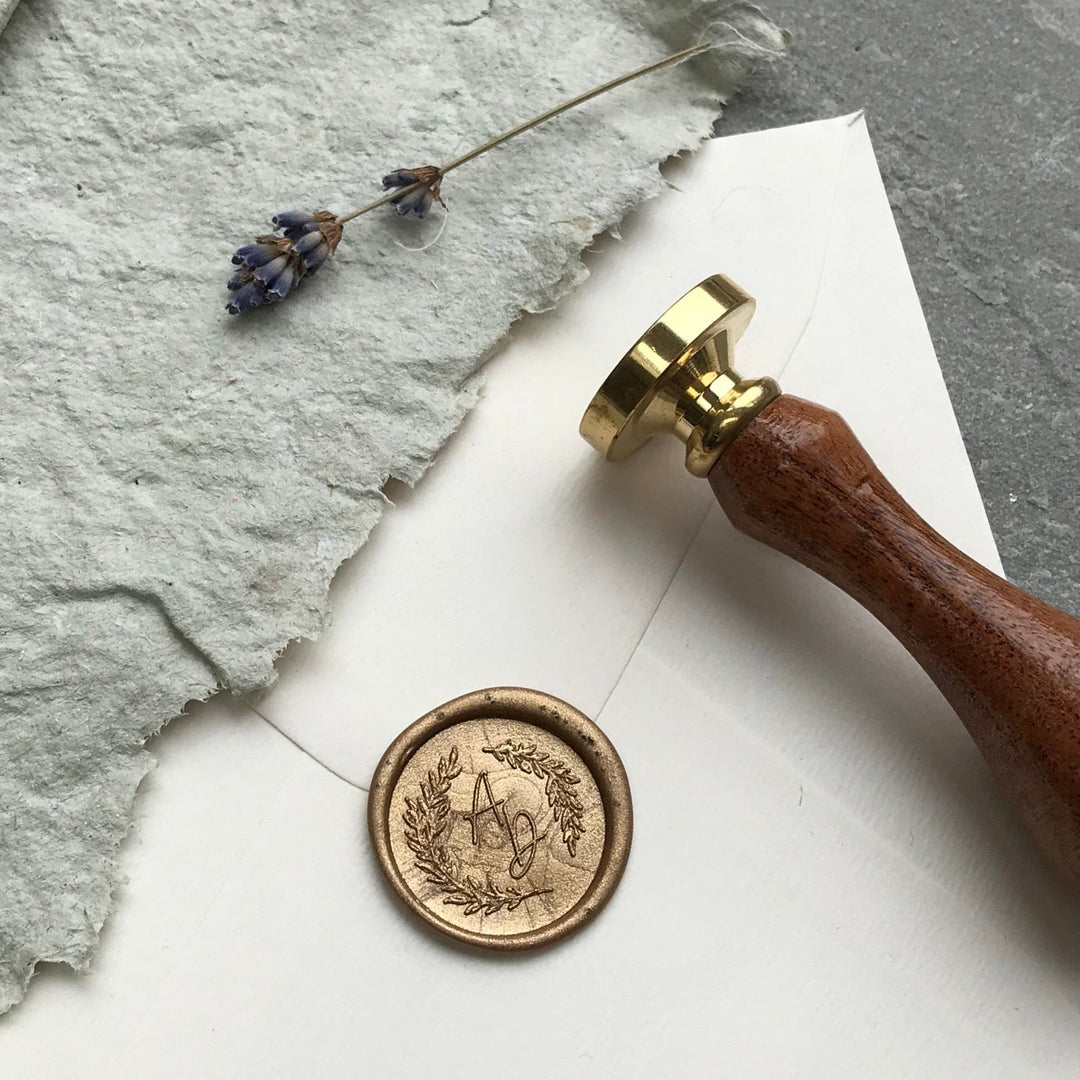 Blossom Monogram STAMP ONLY - THE LITTLE BLUE BRUSH LONDON