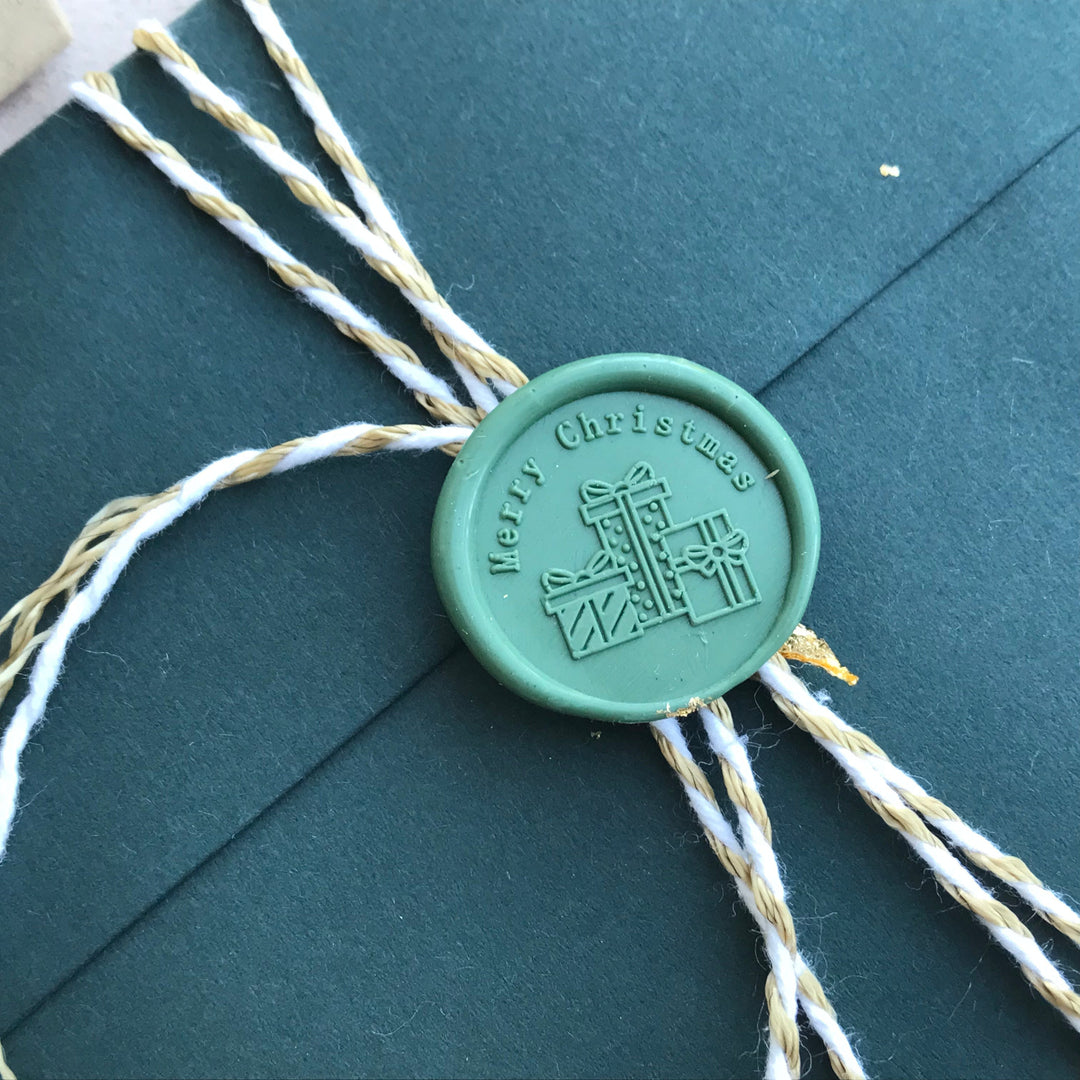 Christmas Gifts Self-Adhesive Wax Seals - Various Colours - THE LITTLE BLUE BRUSH LONDON