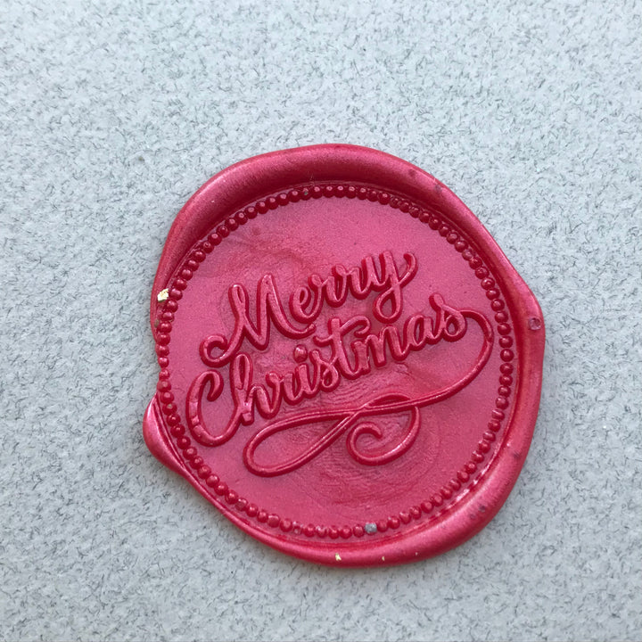 35mm Merry Christmas Self-Adhesive Wax Seals