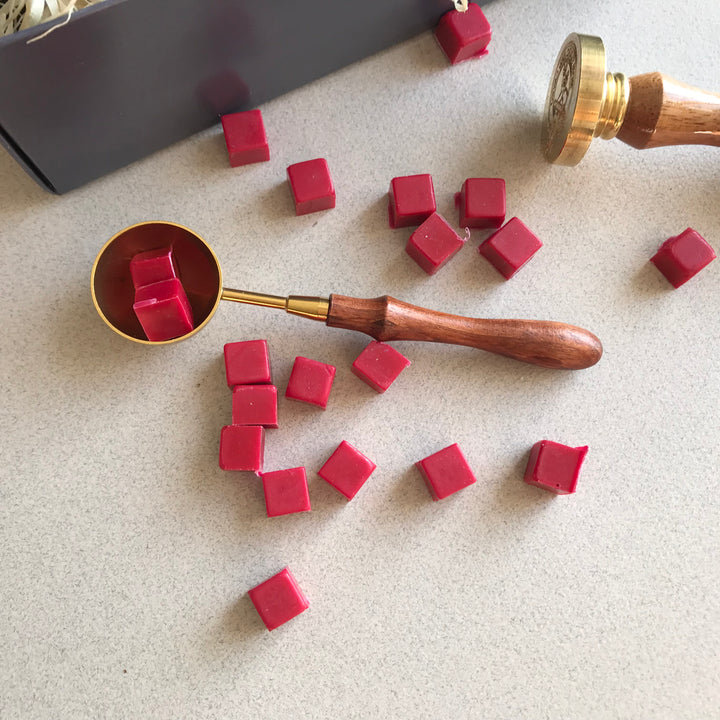 Christmas Edition- Custom 30mm Wax Stamp Gift Box with sealing wax beads